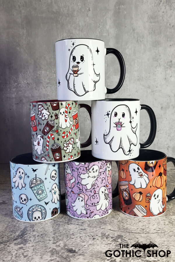 Ghosties Gothic Halloween Mug