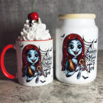 Simply Meant to Tea Zombie Gothic Halloween Mug and Cookie Jar