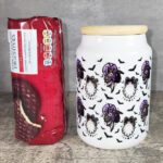 Cat Ghost & Eve Bat Small Cookie Jar