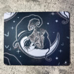 Witch's Cat Moon Witchy Gothic Print Mouse Mat