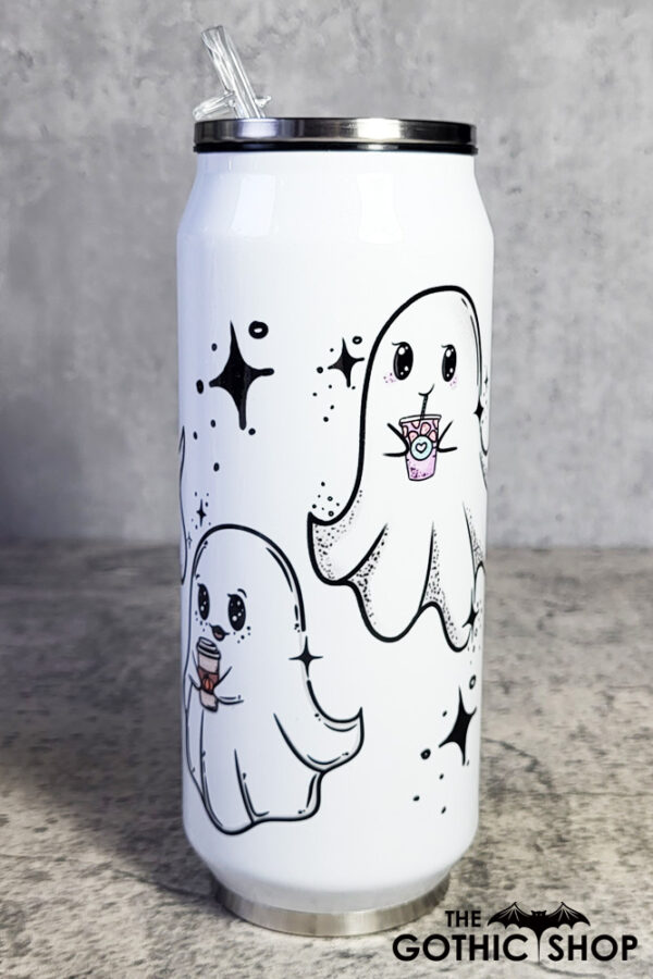 Ghostie Ghostbucks Gothic Can Style Tumbler