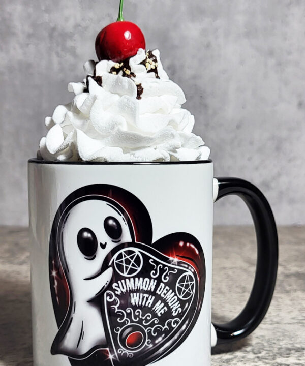 Summon Demons Ghostie Gothic Halloween Mug