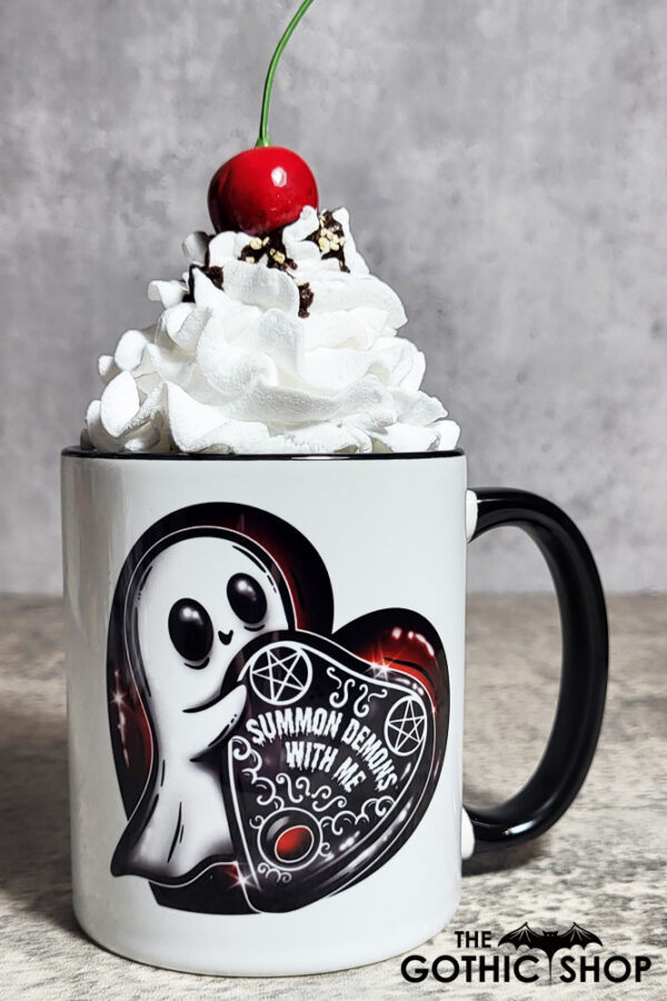 Summon Demons Ghostie Gothic Halloween Mug
