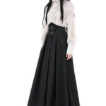 Dark in Love Katherine Black Hight Waist Gothic Skirt