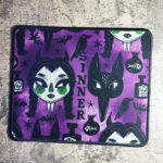Sinnersday Werewolf Purple Gothic Print Mouse Mat