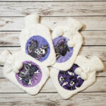 Gothic Hot Water Bottle with Plush Cover