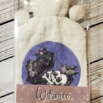 Dead Inside Skeleton Hot Water Bottle with Plush Cover