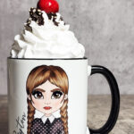 Willow Goth Girl Personalised Customised Gothic Mug