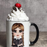 willow goth girl personalised customised gothic mug