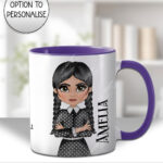 willow goth girl personalised customised gothic mug