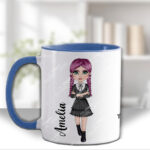 willow goth girl personalised customised gothic mug