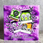 BestSkells Forever Besties Purple Gothic Greetings Card
