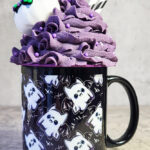 Cat Ghosts Black Gothic Print Ceramic Mug