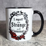 Strange Unusual Gothic Print Ceramic Mug