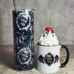 You Goth This Winged Cameo Gothic Skinny Tumbler and mug