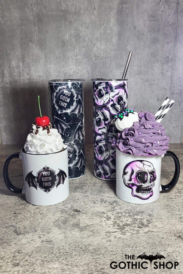 Gothic Skinny Tumblers and Mugs