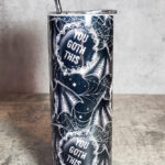 You Goth This Winged Cameo Gothic Skinny Tumbler