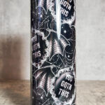 You Goth This Winged Cameo Gothic Skinny Tumbler