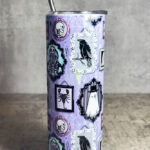 Gothic Picture Gallery Goth Purple Skinny Tumbler