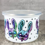 RabZombie Bunny Storage Container Bowl with Lid