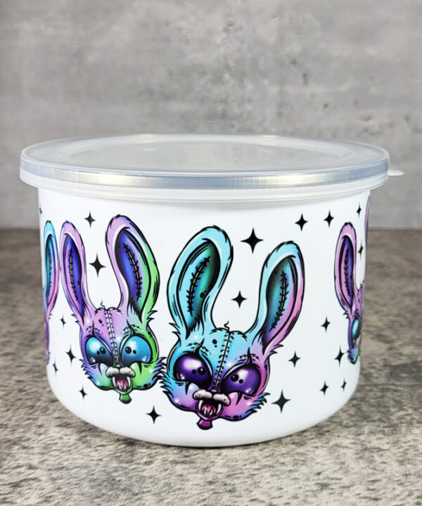 RabZombie Bunny Storage Container Bowl with Lid