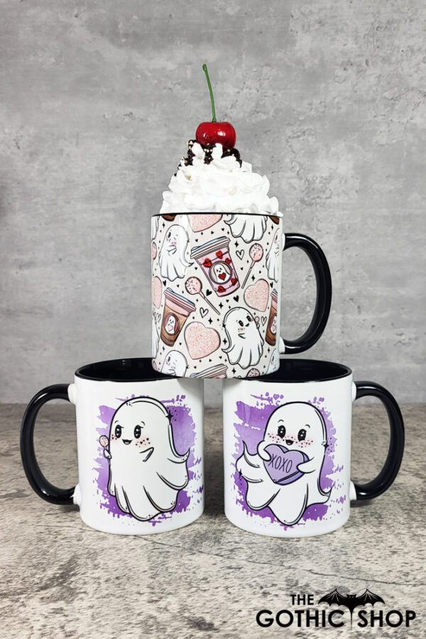 Lovebucks Ghosites Ghostbucks Gothic Valentine's Mugs