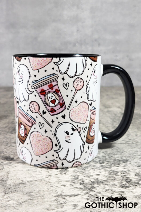 Lovebucks Ghosites Ghostbucks Gothic Valentine's Mug