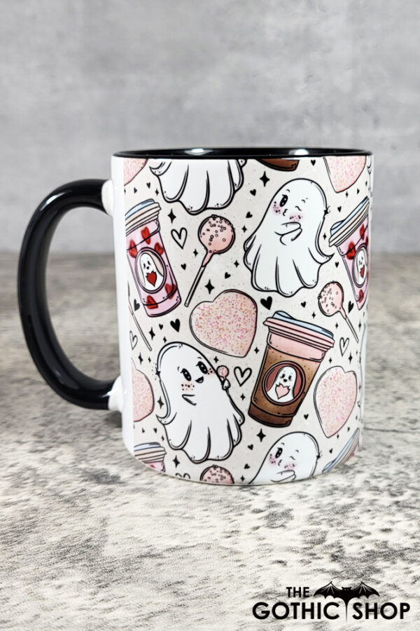 Lovebucks Ghosites Ghostbucks Gothic Valentine's Mug
