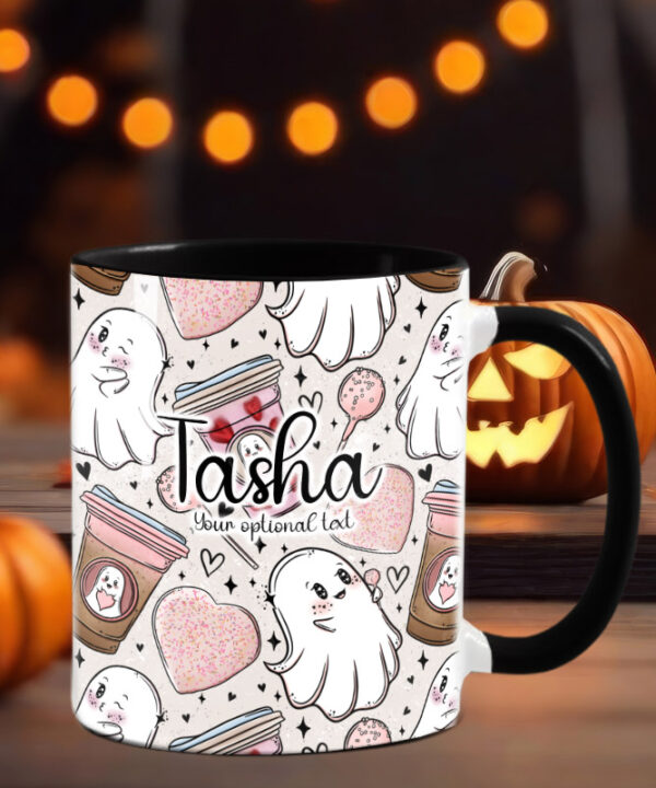 lovebucks ghosties ghostbucks gothic valentine's mug