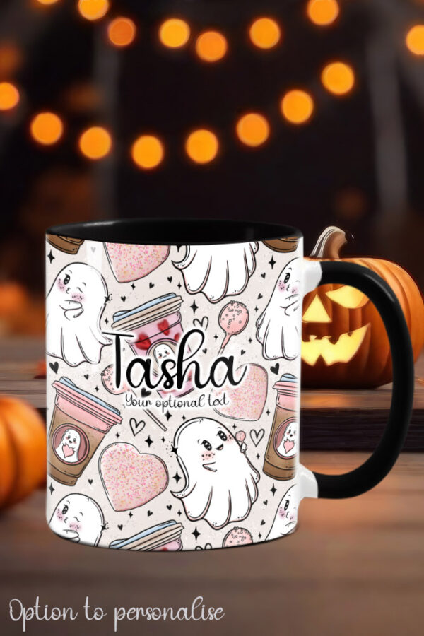 lovebucks ghosties ghostbucks gothic valentine's mug