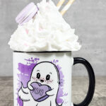 Sweetheart Ghostie XOXO Heart Spooky Gothic Valentine's Mug