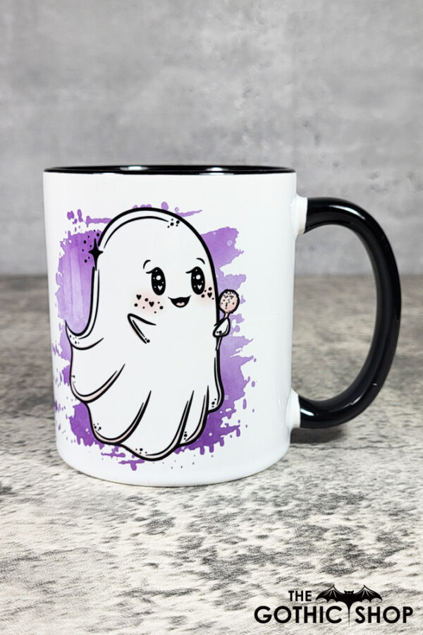 Lovebucks Ghostie Cake Pops Spooky Gothic Valentine's Mug