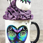 WitchCraft Heart Bottom Gothic Witchy Ceramic Mug