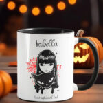 stay strange goth girl & cat gothic ceramic mug