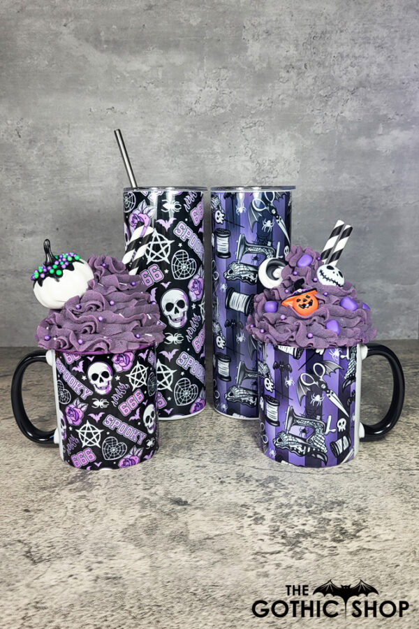 Sew Magical and Varisty Goth Gothic Ceramic Mugs and Tumblers