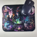 Witch Collage Gothic Print Mousemat