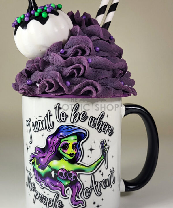 Zombie Mermaid Introvert Gothic Ceramic Mug