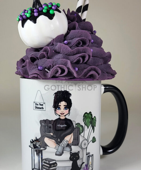 Do Not Disturb Reading Gothic Ceramic Mug