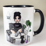 Do Not Disturb Reading Gothic Ceramic Mug