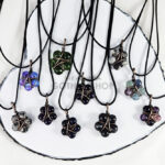 Pentagram beaded witchy goth necklaces