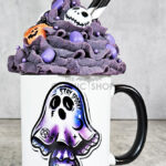 Ghoul Mushroom GhoulShroom Stay Spooky Gothic Ceramic Mug