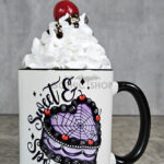 Sweet Spooky Heart Goth Cake Gothic Ceramic Mug