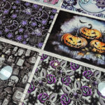 gothic print chopping boards