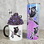 Bad Witch Vibes Gothic Skinny Tumbler and mug