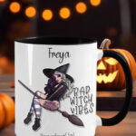 bad witch vibes ceramic mug
