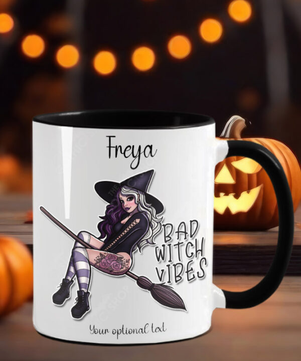 bad witch vibes ceramic mug