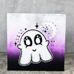 Plushie Ghost Gothic Greetings Card