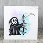 Spring Grim Reaper Gothic Greetings Card