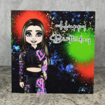 14277-graffiti-girl-party-gothic-greetings-card-2