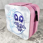 Snuggle Ghost with Baby Bat Faux Leather Travel Jewellery Box